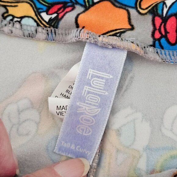 LuLaRoe Disney Donald Duck Leggings OS Tall & Curvy Stretch Comfy Fun Print - Picture 5 of 8